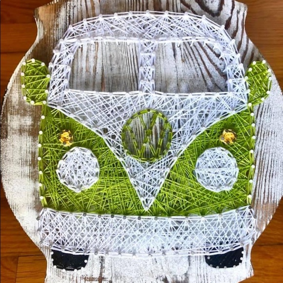 Volkswagen Van Wall String Art - Picture 3 of 5
